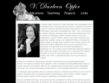 Tablet Screenshot of darleenopfer.com